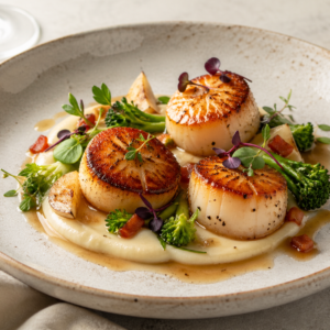 Scallops & Risotto